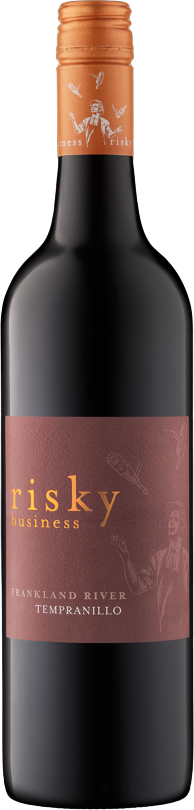 Risky Business Wines Tempranillo 2023 bottle — Frankland River